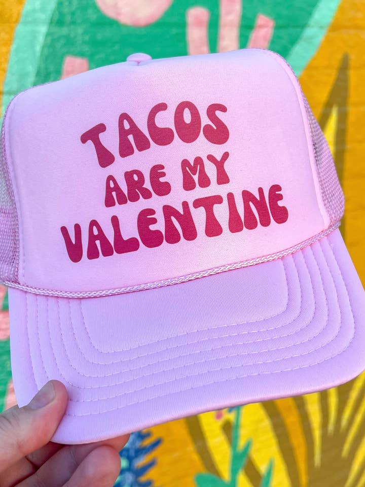Tacos Are My Valentine Trucker Cap (Multiple Color Options) and other Purchase Wholesale my fun colors. Free Returns & Net 60 Terms on Faire trending on Faire.