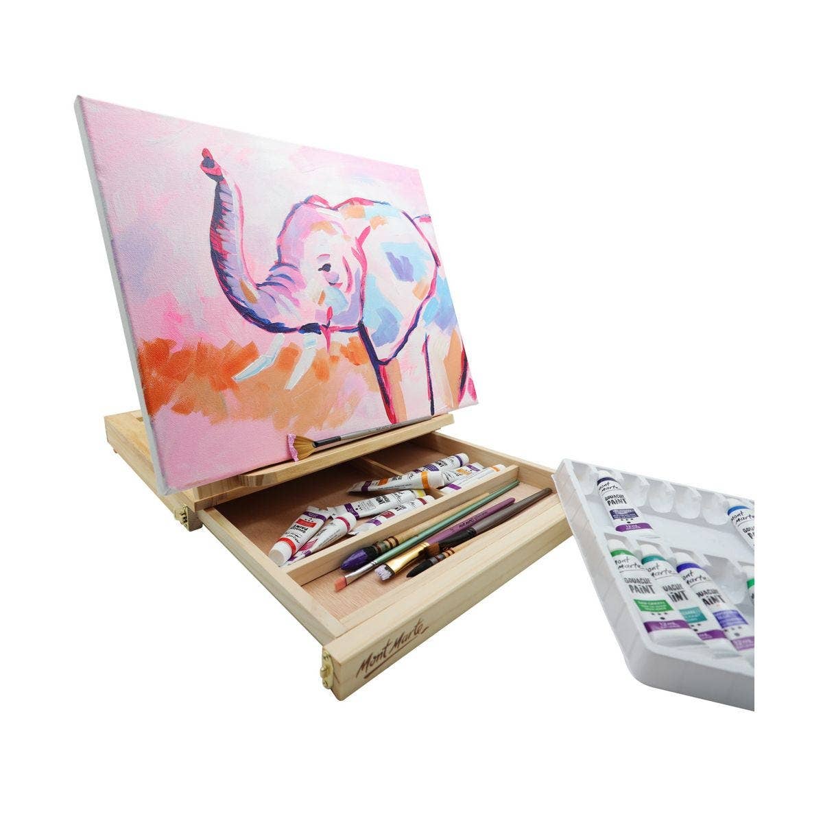 Mont Marte Usa, Inc. - Wholesale Easel - Table Easel with Drawer Signature2