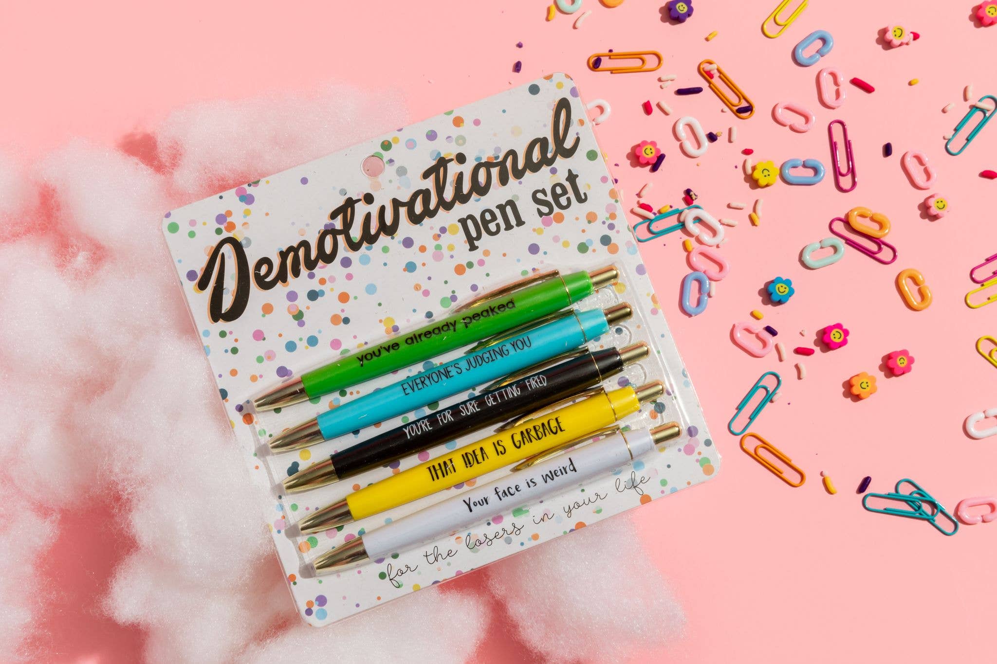 FUN CLUB - Wholesale Pen - Demotivational Pen Set (funny, gifts, pens, mothers day)1