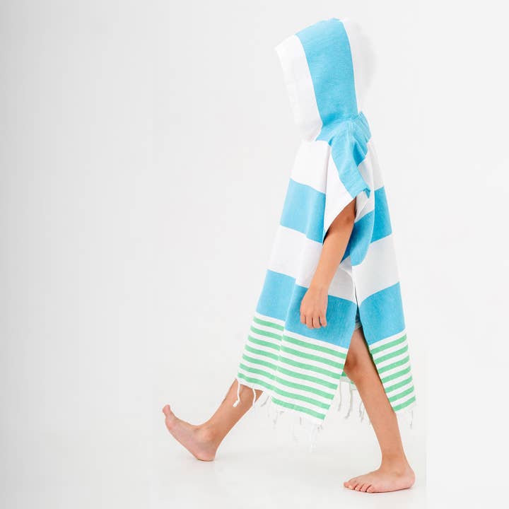 Kikoya - Wholesale Poncho Towel - Kids & Baby - Kid Hooded Poncho Surf Changing Swimming Beach Towel Toddler9