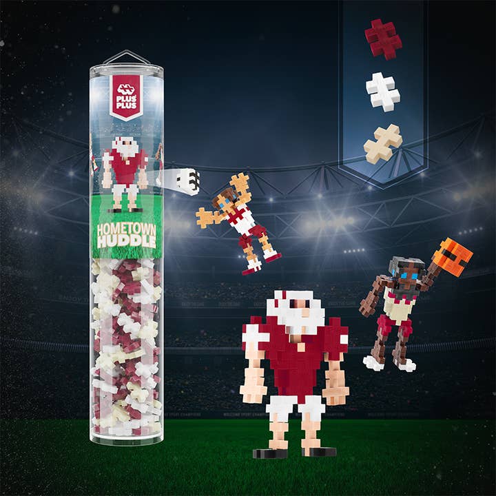 Hometown Huddle - Maroon, white, vanilla for wholesale by Plus-Plus USA