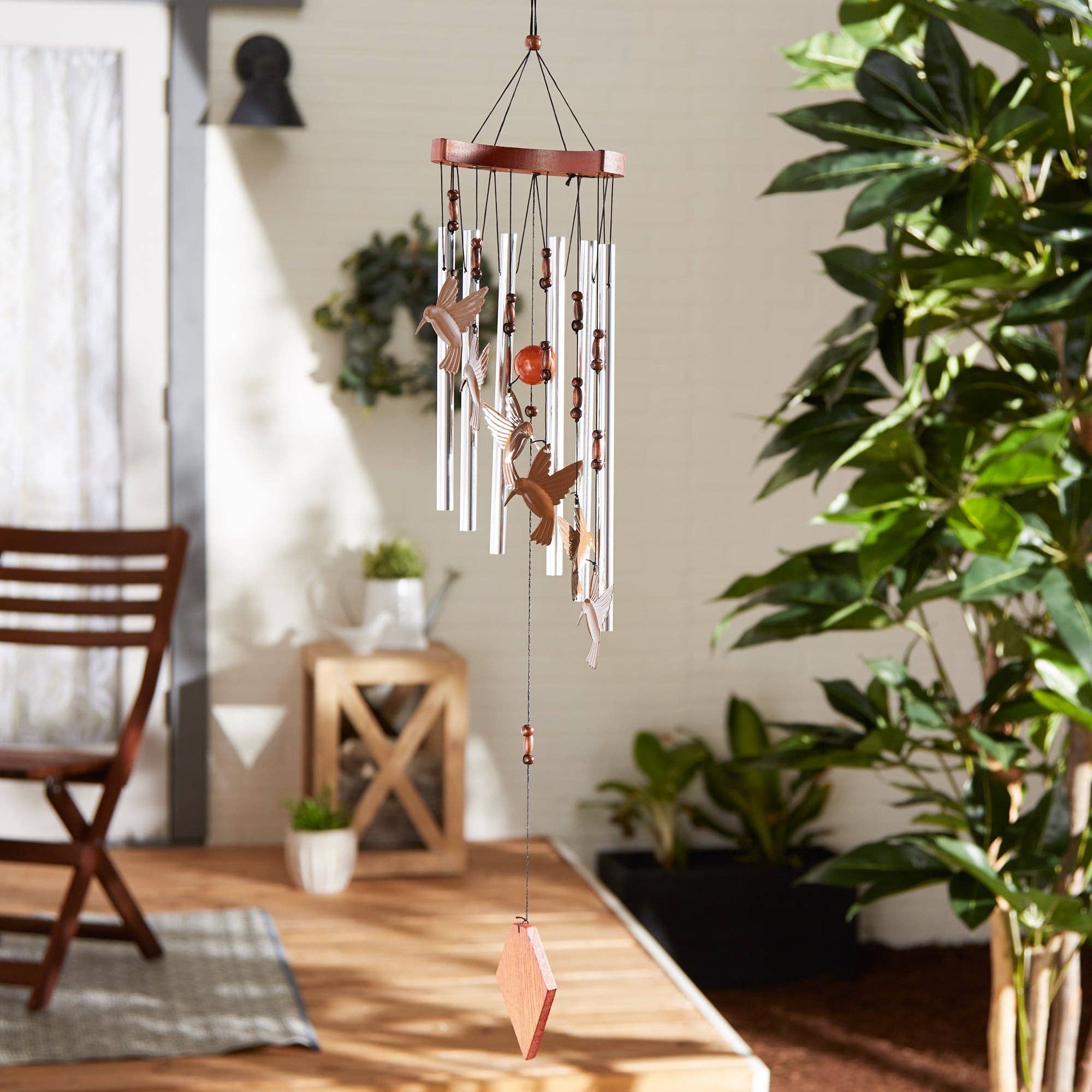 Design Imports - Wholesale Wind Chime - Hummingbird Flutter Wind Chimes3