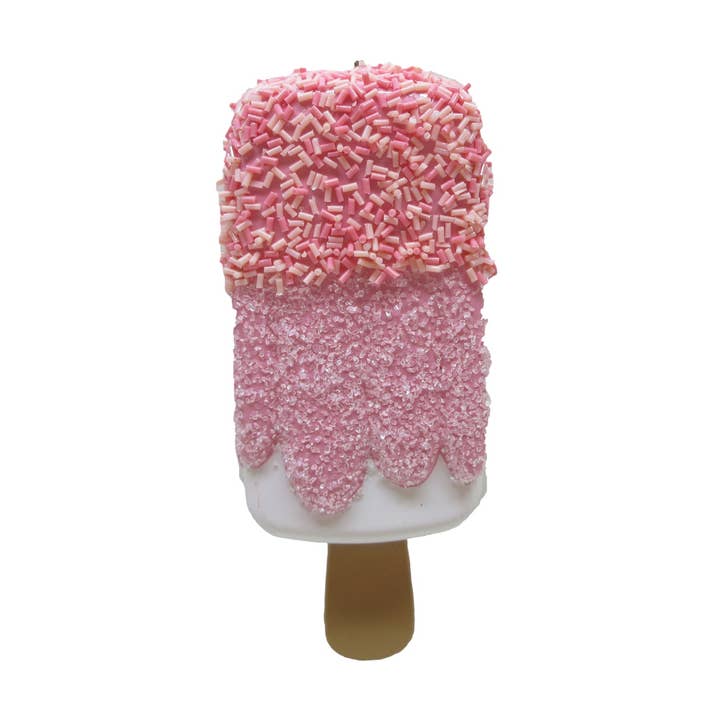 December Diamonds - Wholesale Ornament - Pink Ice Cream Bar Orn0