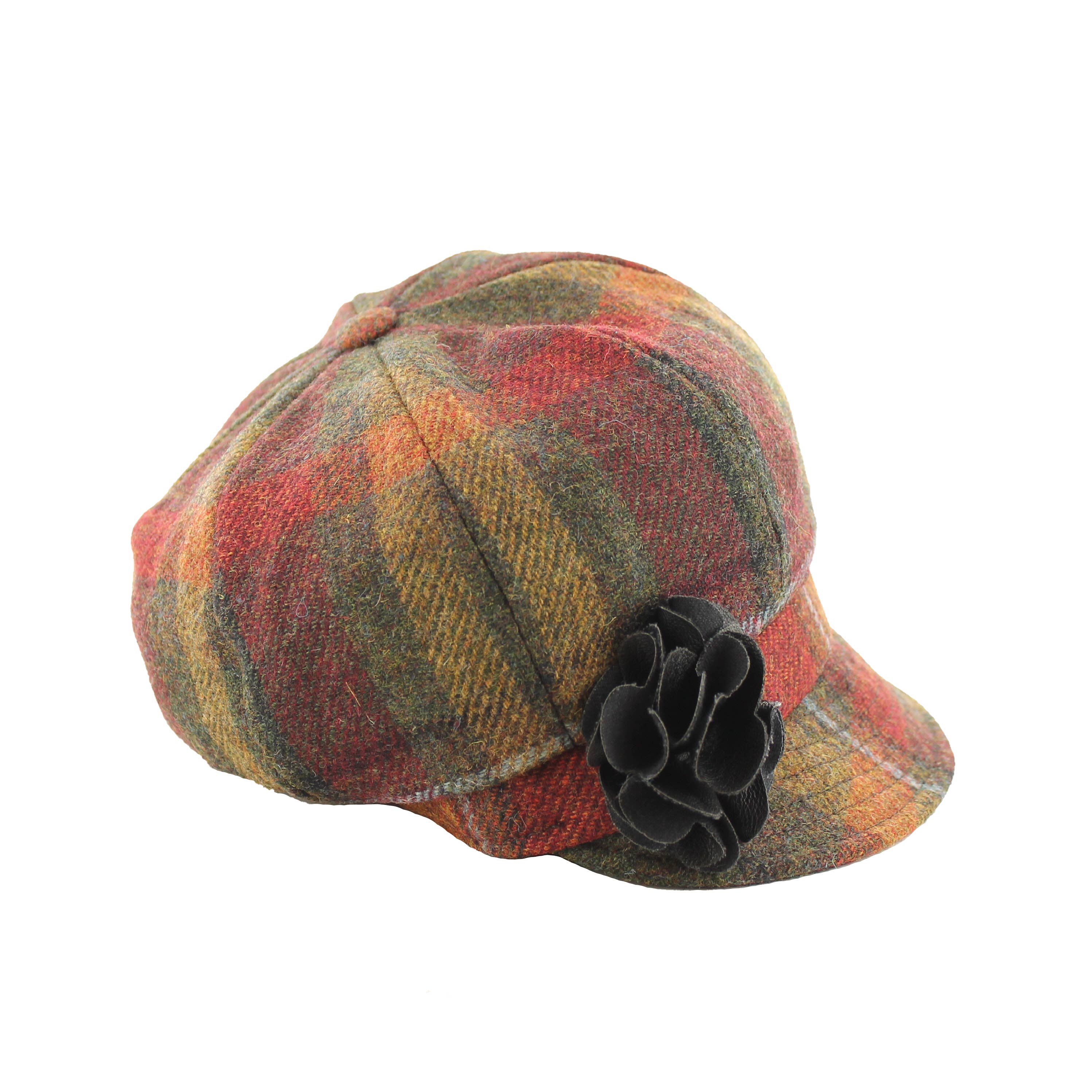 Mucros Weavers - Wholesale News boy/school boy hat – Women's - Ladies 100% Wool Newsboy Cap 321