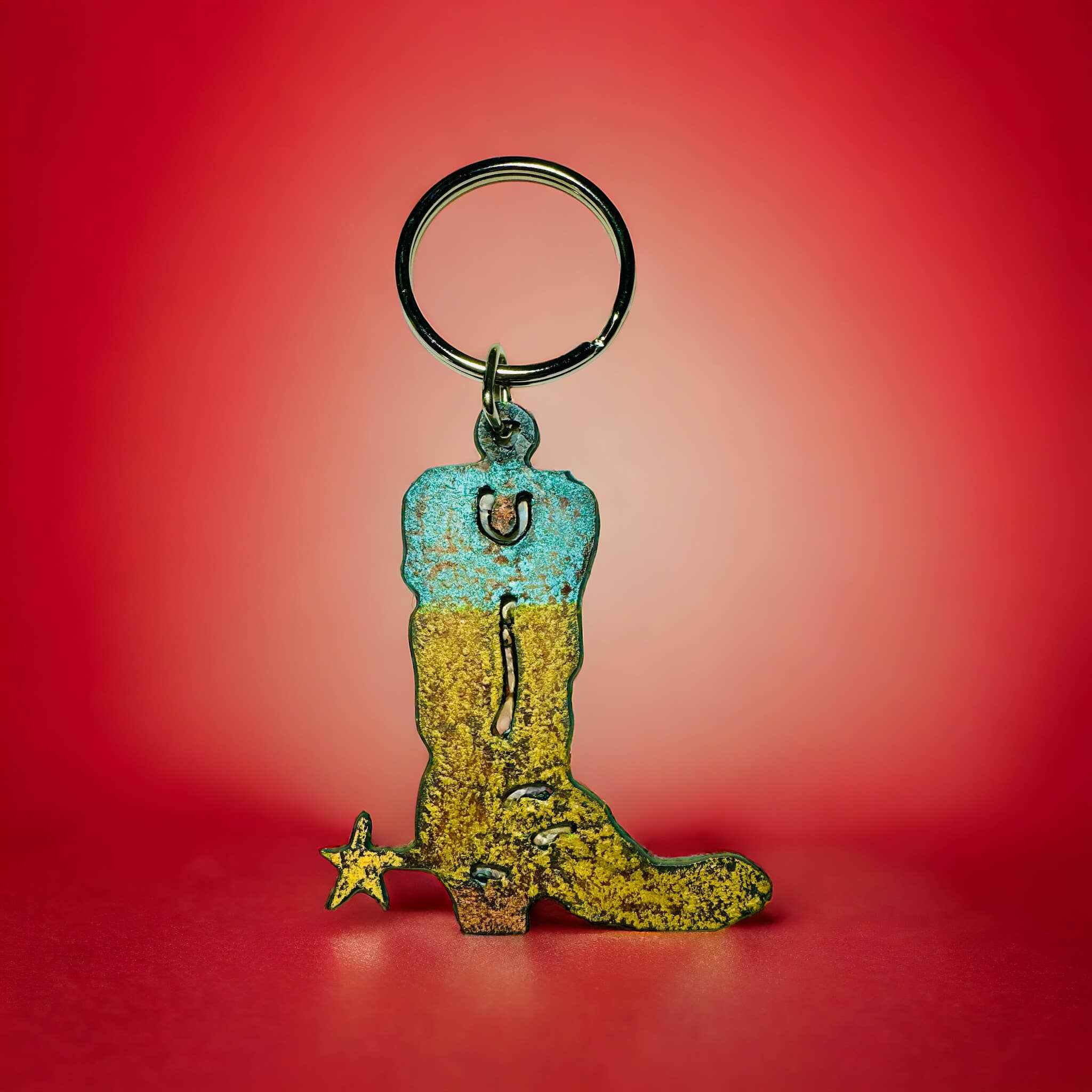 Whimsies - Wholesale Keychain - Unisex - Boot keychain cute western gift cowboy rodeo Wyoming Montana2