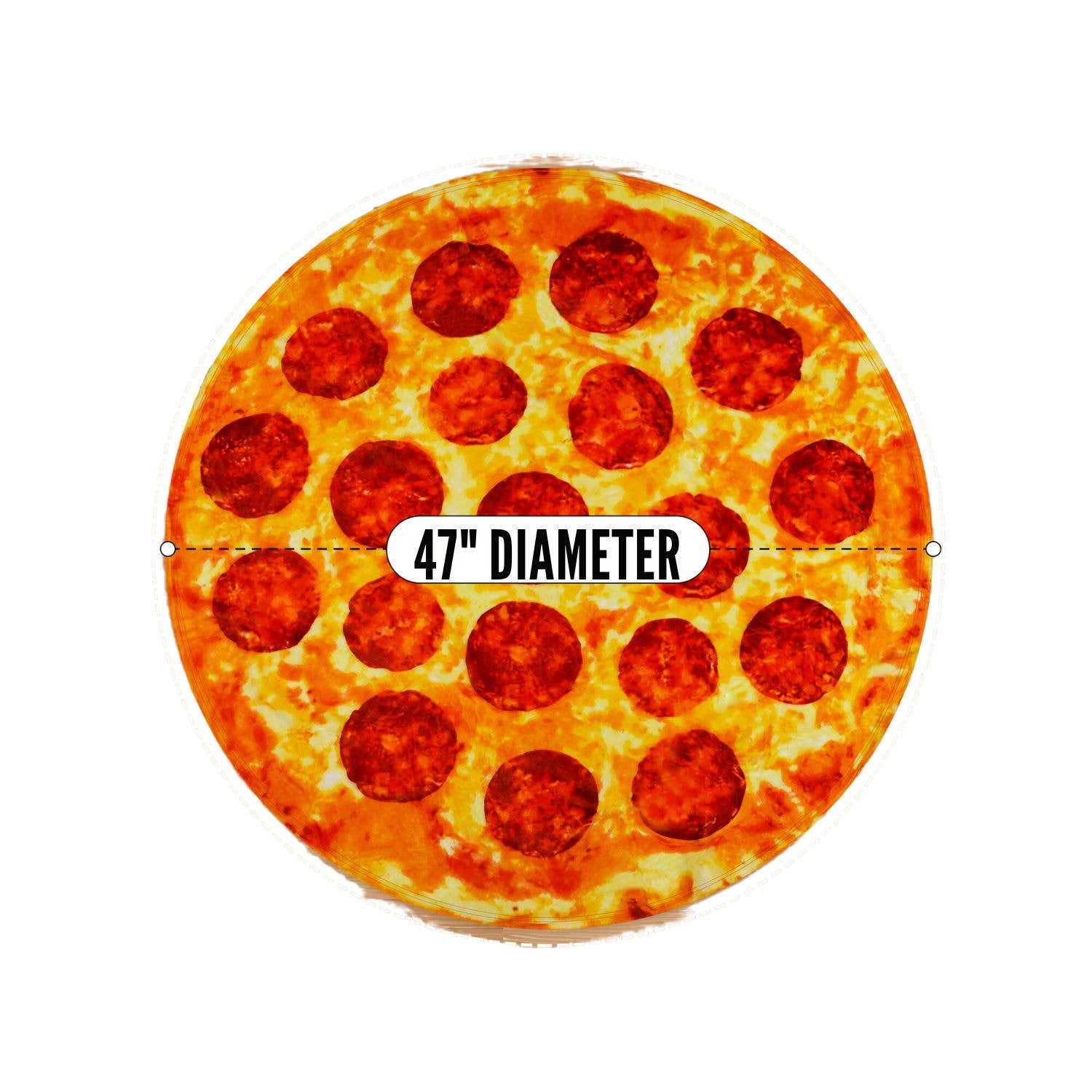 Zulay Kitchen - Wholesale Throw Blanket - Novelty Big Pizza Blanket - Premium Soft Flannel6