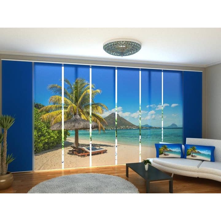 Set di 8 Tende a Pannello Costa Azzurra per la vendita all'ingrosso da parte di IlyDecor