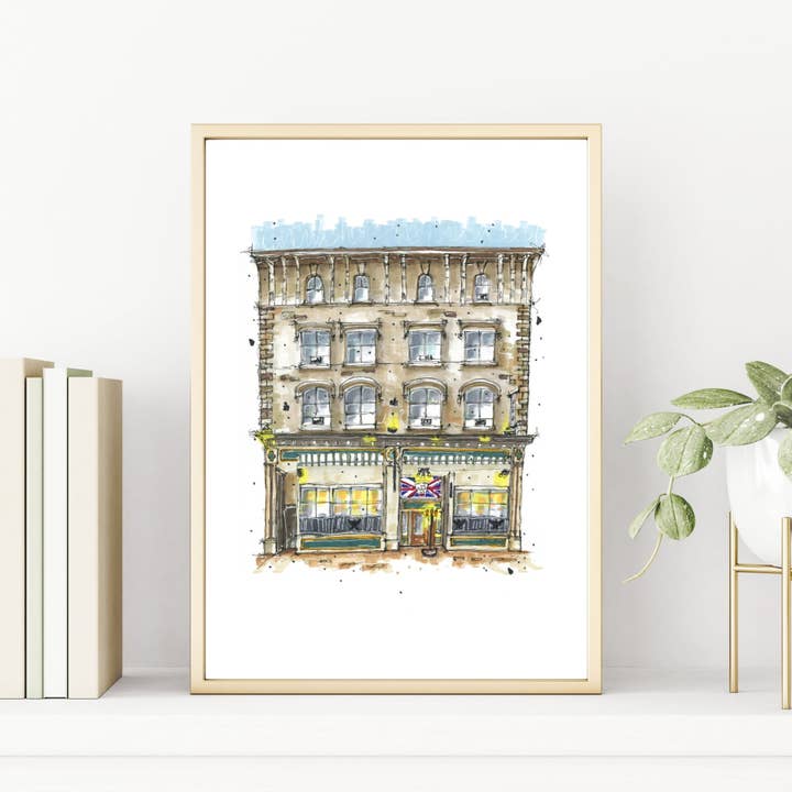 Downtown Sketcher - Wholesale Art Print - Split Crow Pub, Halifax - Print