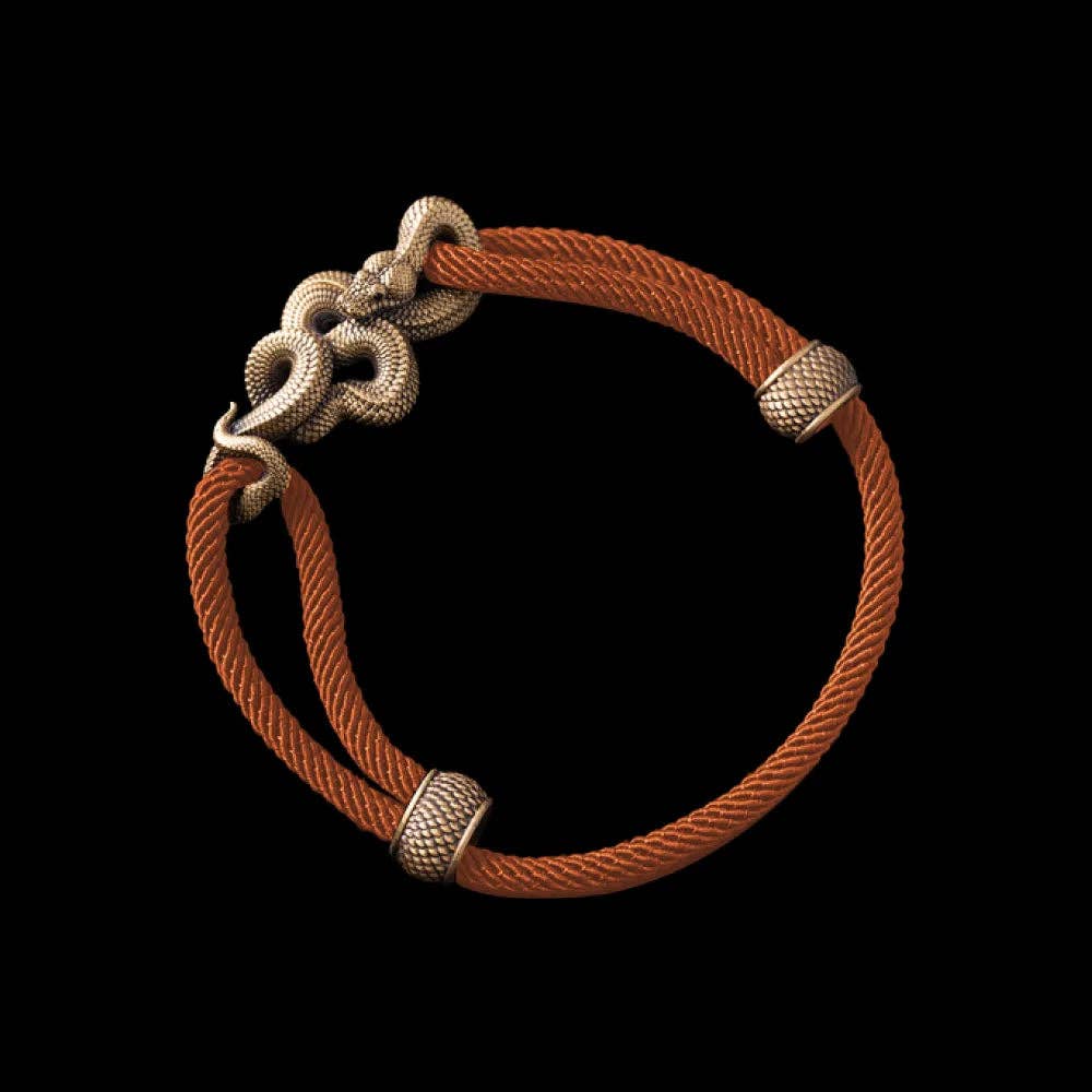 Coppertist.wu - Wholesale Woven/Braided Bracelet - Tree Boa Rope Bracelet - Brass46