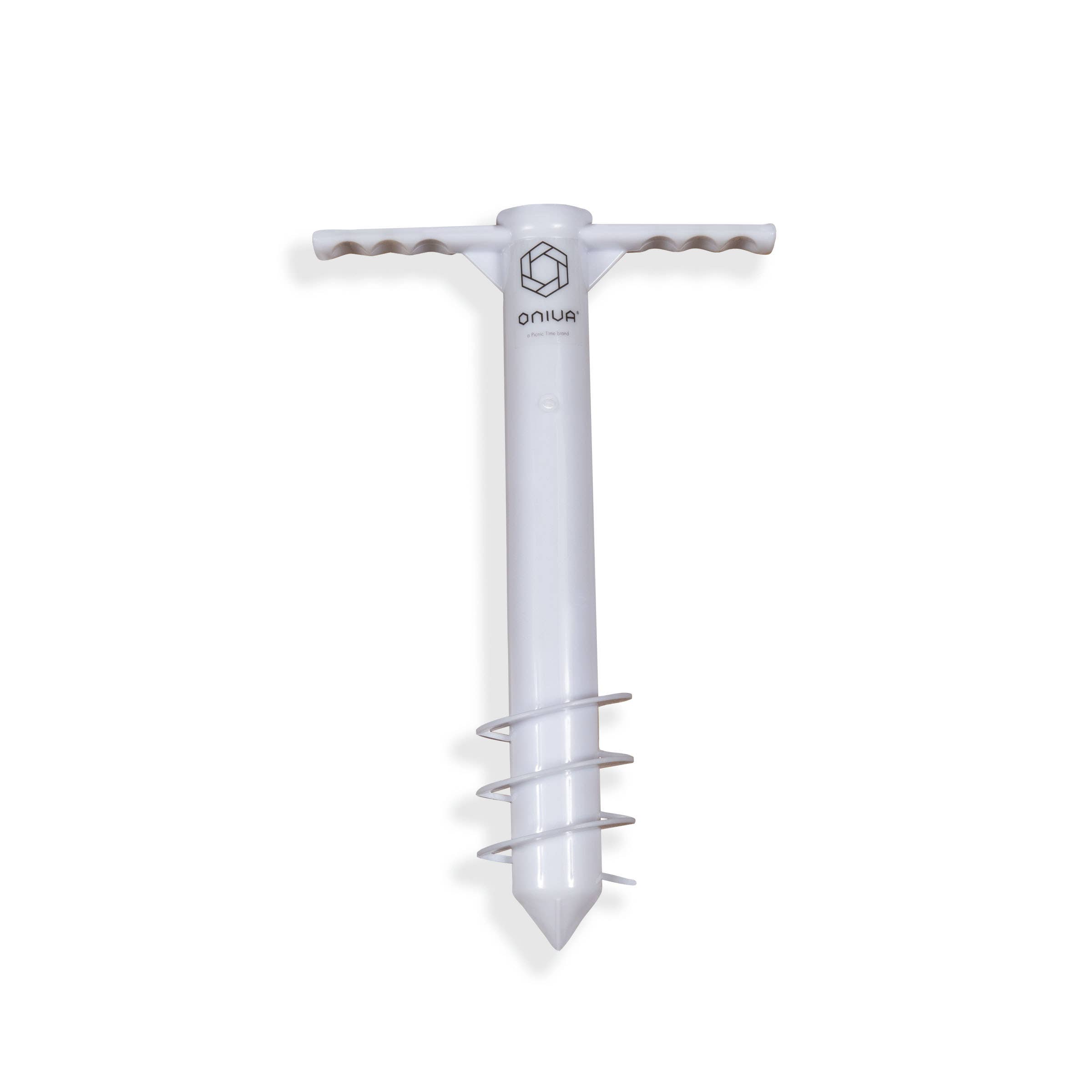 White Beach Umbrella Sand Anchor for wholesale on Faire0