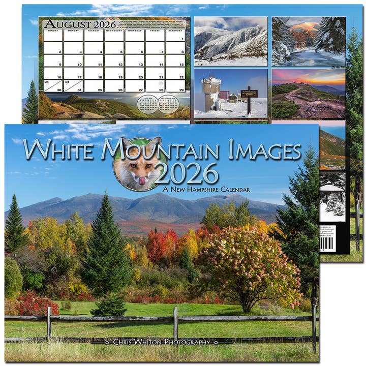 #0001 New Hampshire 2026 Calendar by White Mountain Images for wholesale by White Mountain Images