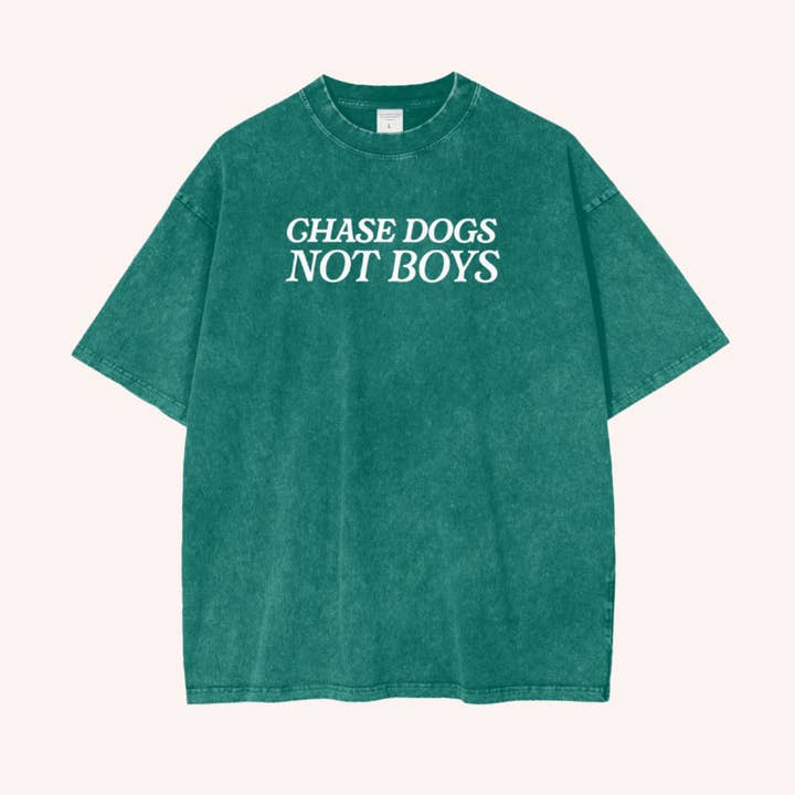 Mutty Prints - Wholesale Screen Printed T-Shirt - Unisex - Chase Dogs Not Boys Tee3