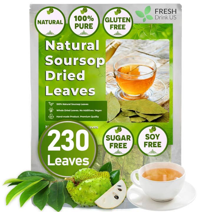 Naomi's Happy Place Shop - Wholesale Health/Detox Tea - Soursop Leaves Tea Version 210