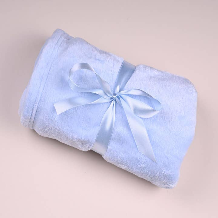 Babyblauwe fleece deken voor wholesale door Baby's House