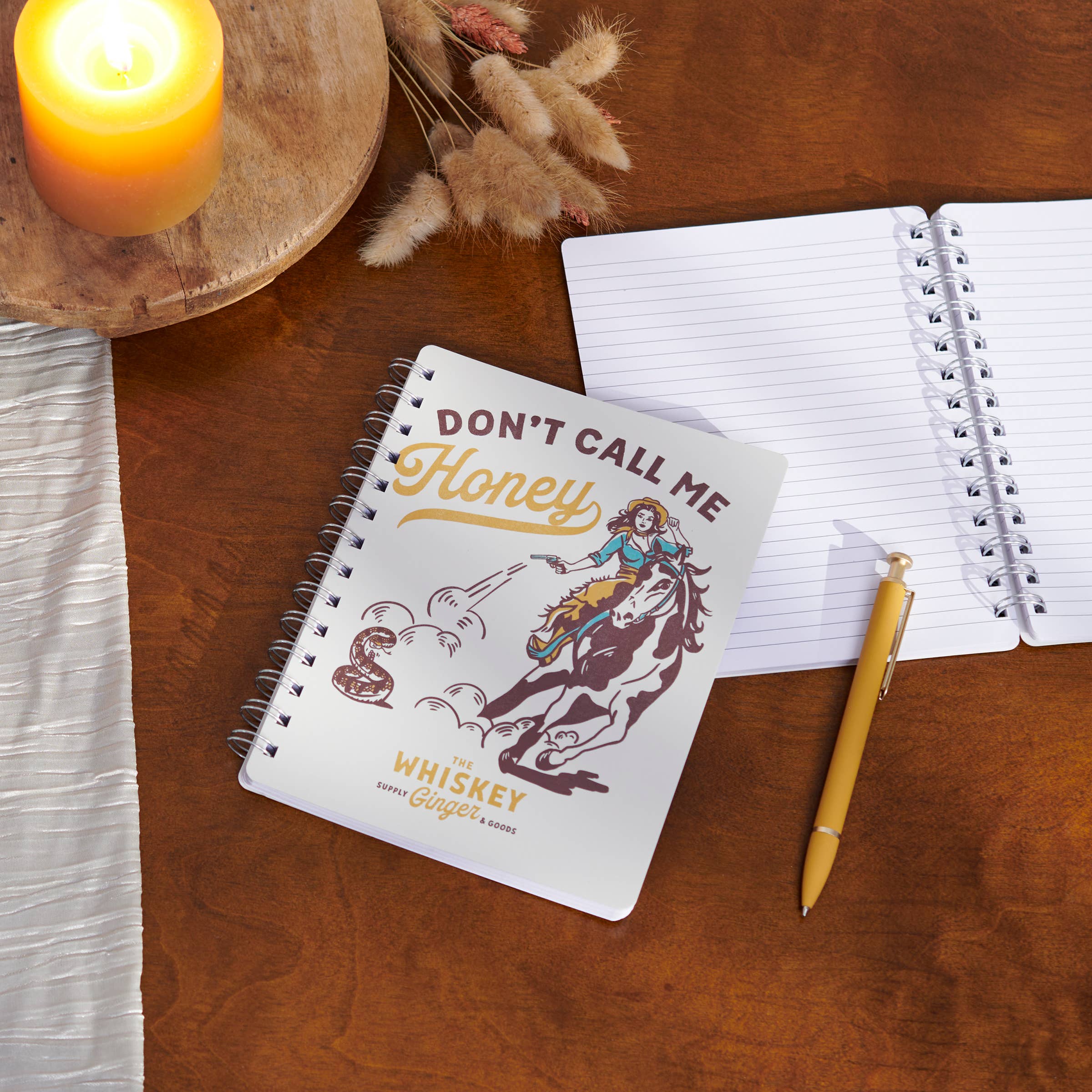 Primitives by Kathy - Wholesale Stationery/Notecard Set - Don't Call Me Honey Spiral Notebook3