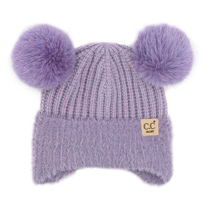 Hana – wholesale Mössa - Barn – C.C Baby Pur öronklaff Pompommössa
