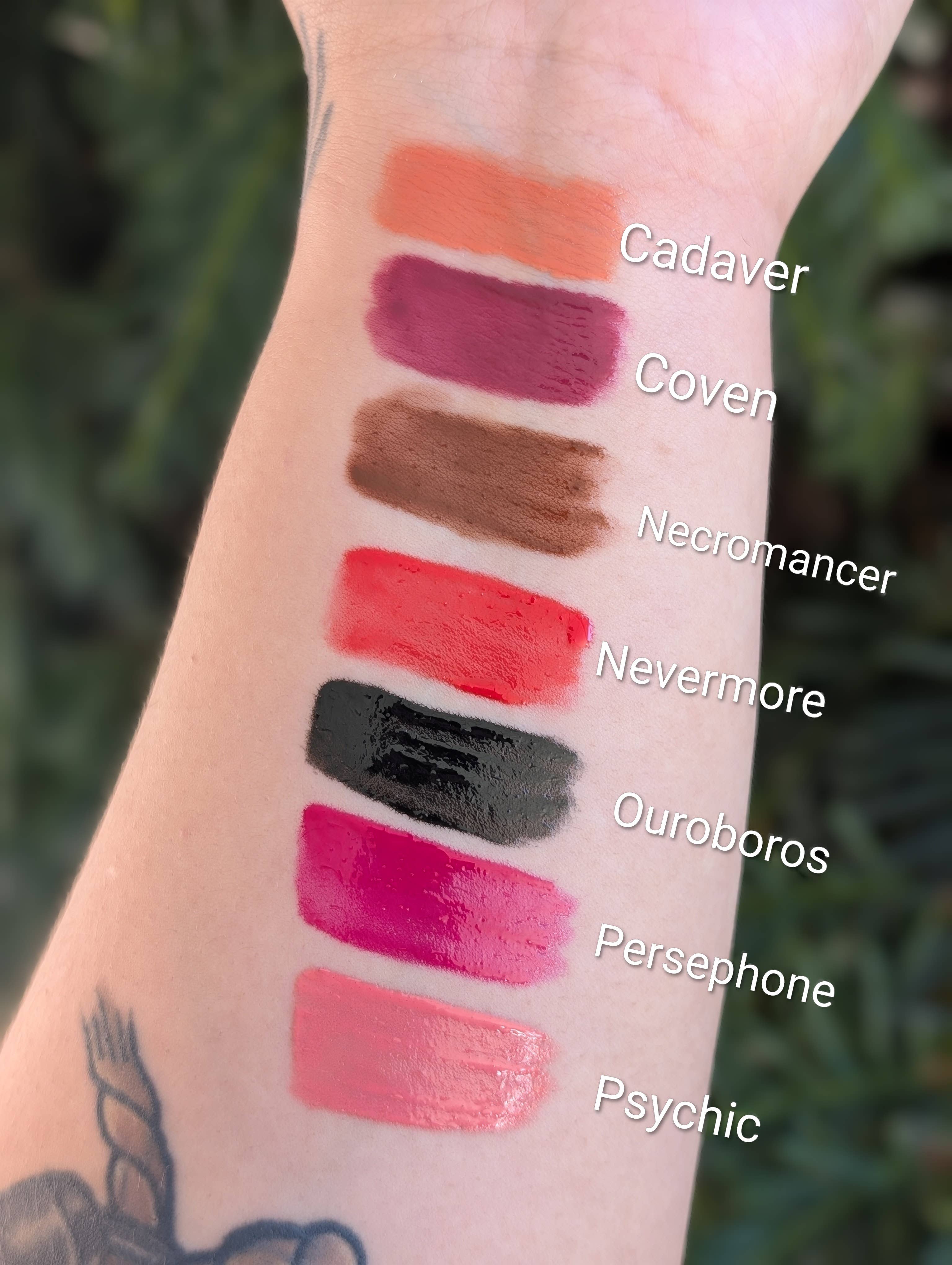 Crypt Cosmetics – wholesale Lip-gloss – CADAVER (Silver Edition) - Warm nude caramel lip gloss3