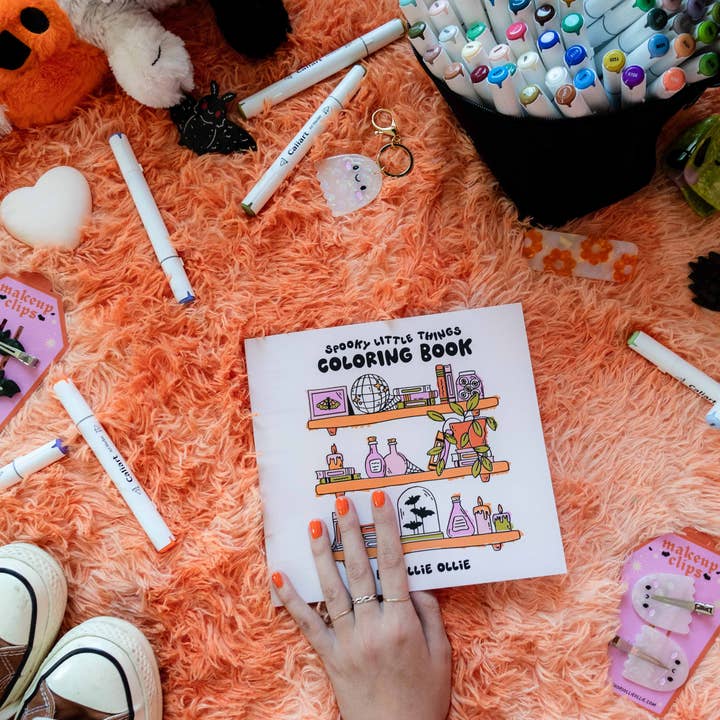 Jollie Ollie Designs - Vendita all'ingrosso Libro da colorare - Adulti - Libro da colorare Spooky Little Things2