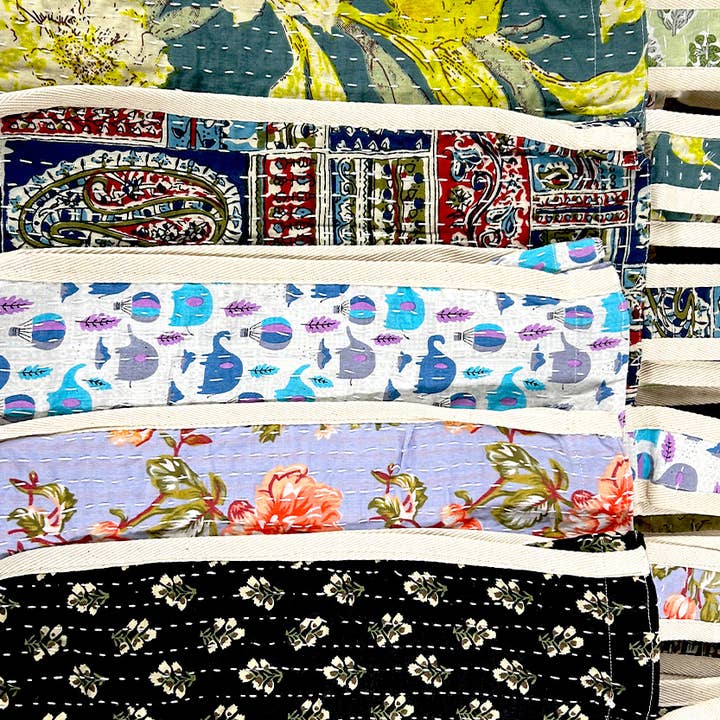 Sevya Handmade – Engroshandel Tote bag - Dame – Kantha indkøbsnet fra Sevya Handmade12