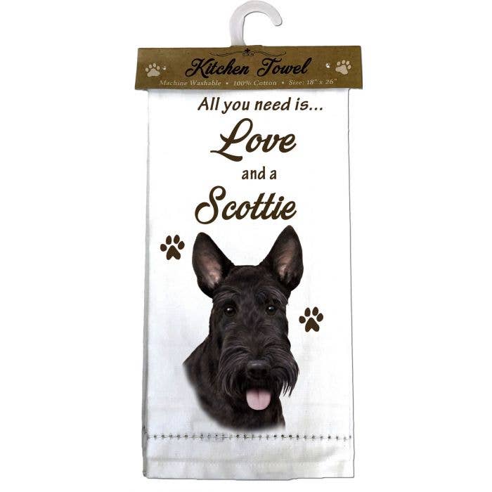 Tovagliolo da cucina Scottie per la vendita all'ingrosso da parte di E&S Pets