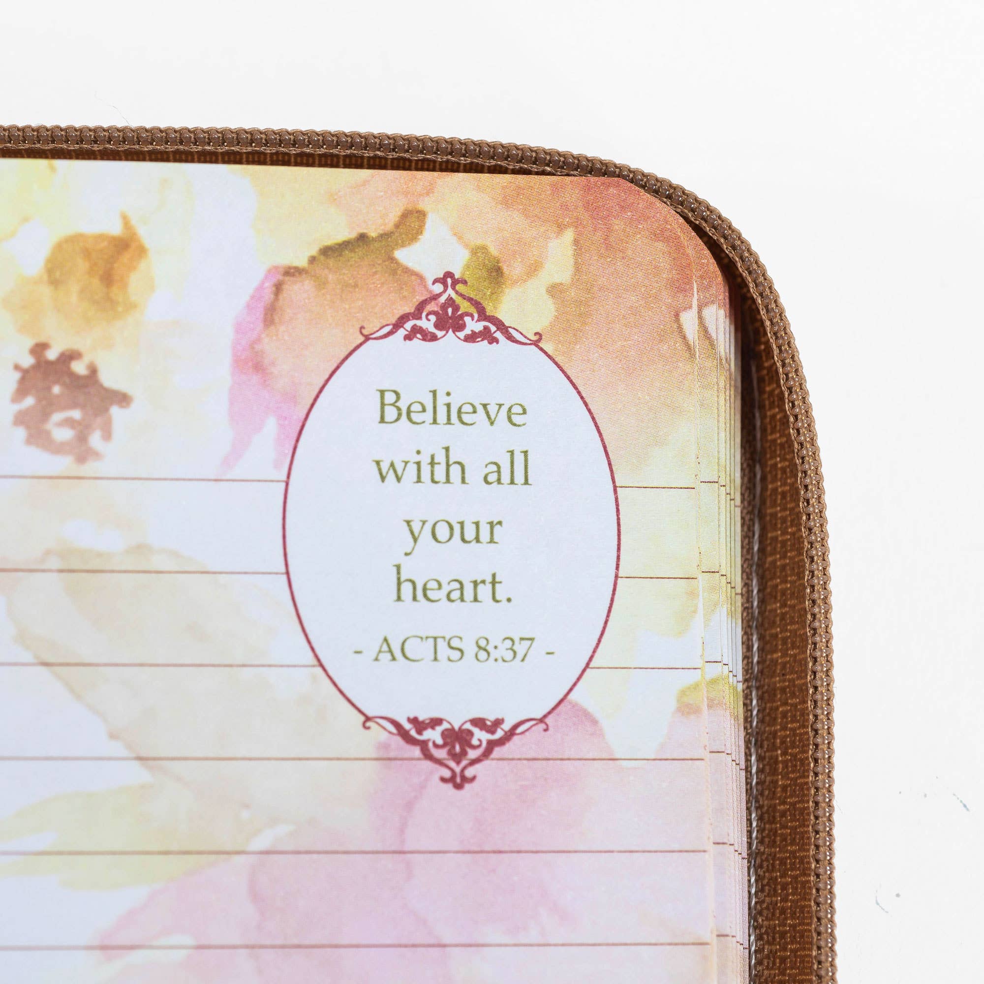 Divinity Boutique - Wholesale Journal/Diary - Divine Details: Peach Flowers Journal4
