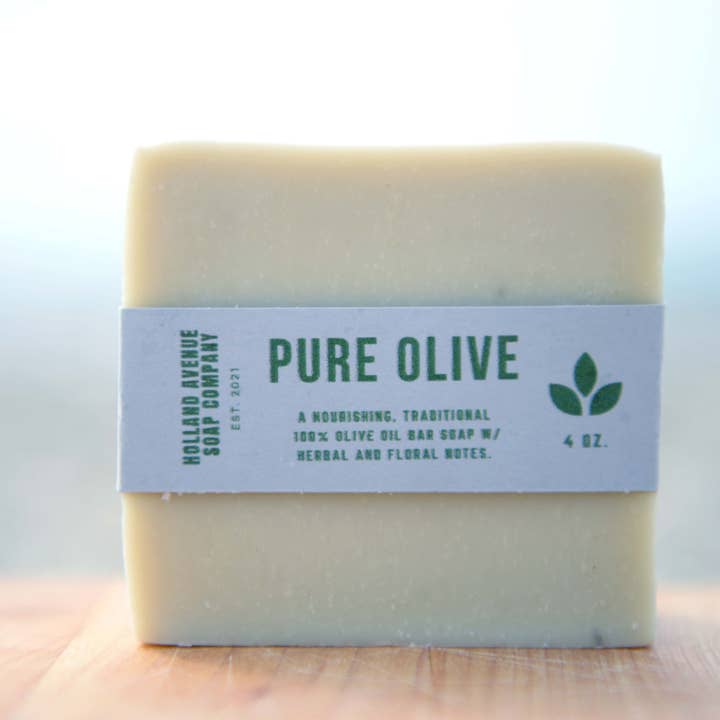 Ren oliven for engroshandel hos Holland Avenue Soap Company