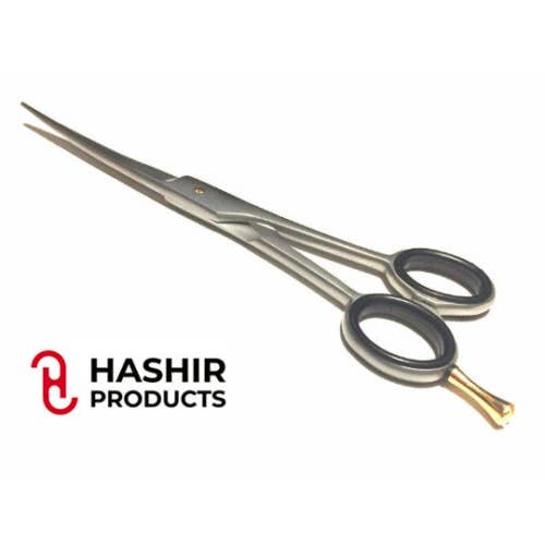 HASHIR PRODUCTS - Wholesale Pet Grooming Tool - Dog - Pet Salon Professional German Curved Blades Shears 7.5" Hashir's 00786