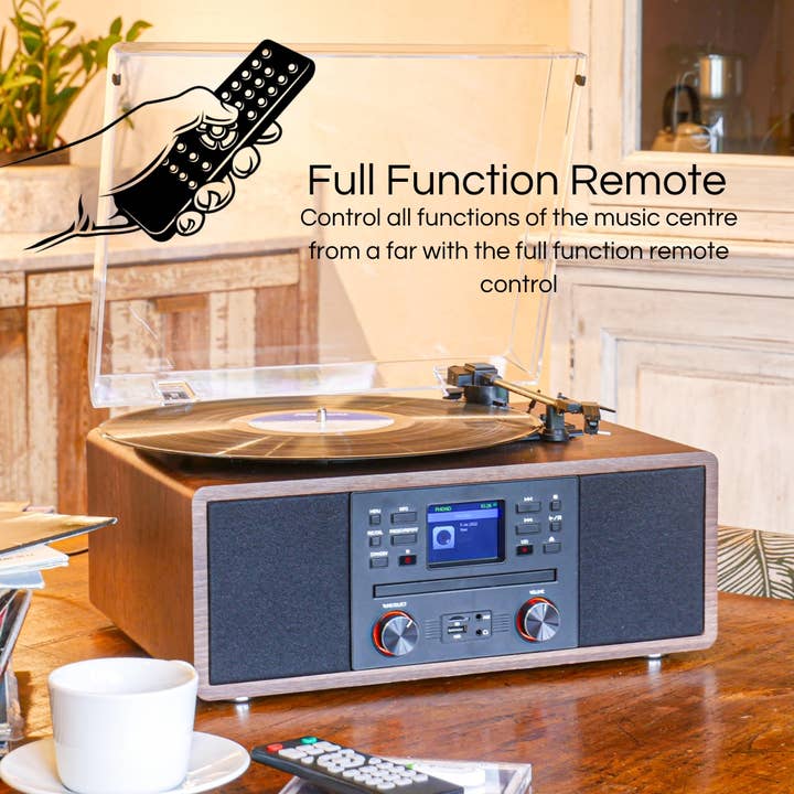 Steepletone UK Ltd – wholesale Speakers – Austin - Record Player, CD Player DAB Radio and MP3