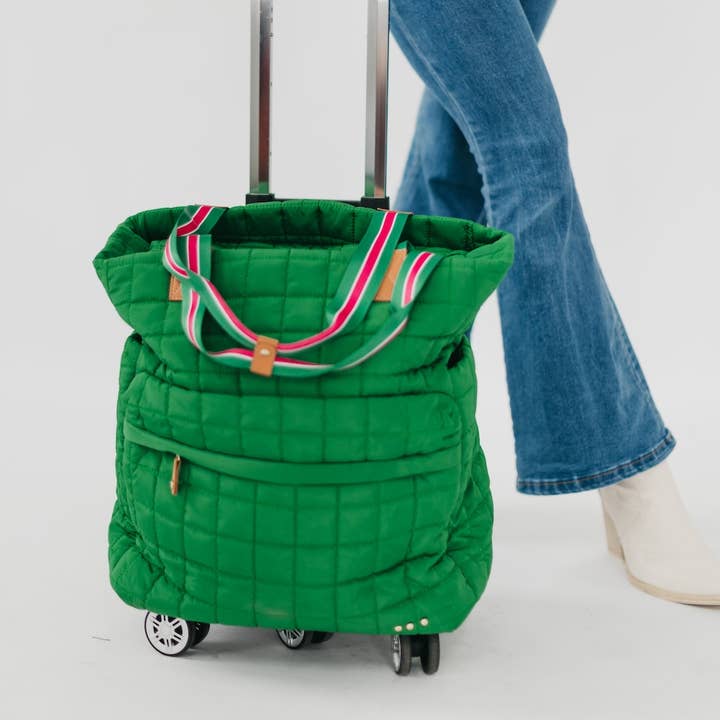 Pretty Simple - Wholesale Tote Bag - Women's - Tenley Quilted Tote Roller Bag