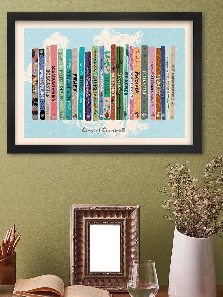 Coastal Cornwall - Poster Print for wholesale by The Northern Line
