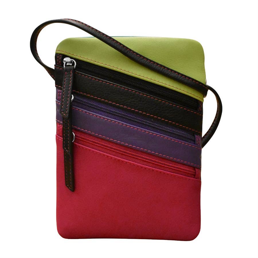 ili New York - Wholesale Crossbody Bag - Women's - 6072 SMALL TRIPLE ZIP CROSSBODY8