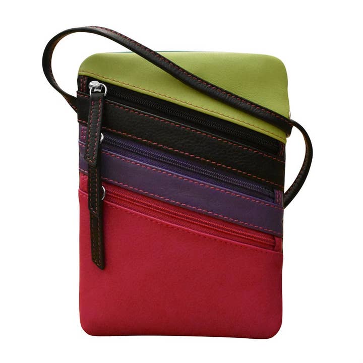ili New York - Wholesale Crossbody Bag - Women's - 6072 SMALL TRIPLE ZIP CROSSBODY8