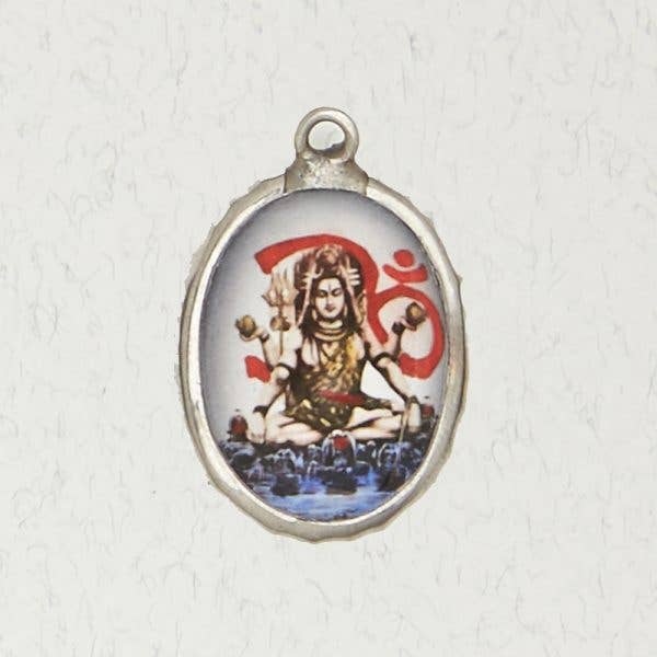 Hindu Ceramic Pendant Necklace - Shiva for wholesale by Nirvana LLC