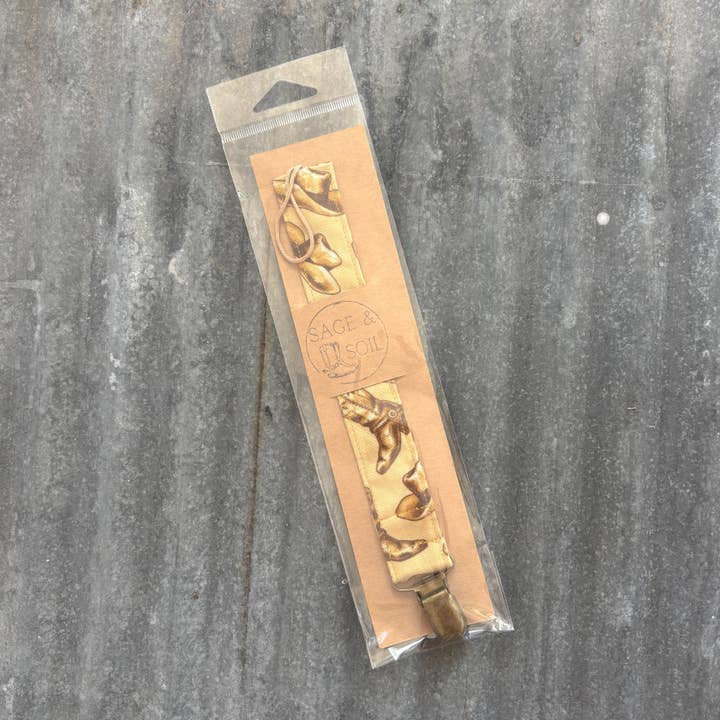 Western Cowboy Pacifier/Binky Clip for wholesale by Sage & Soil