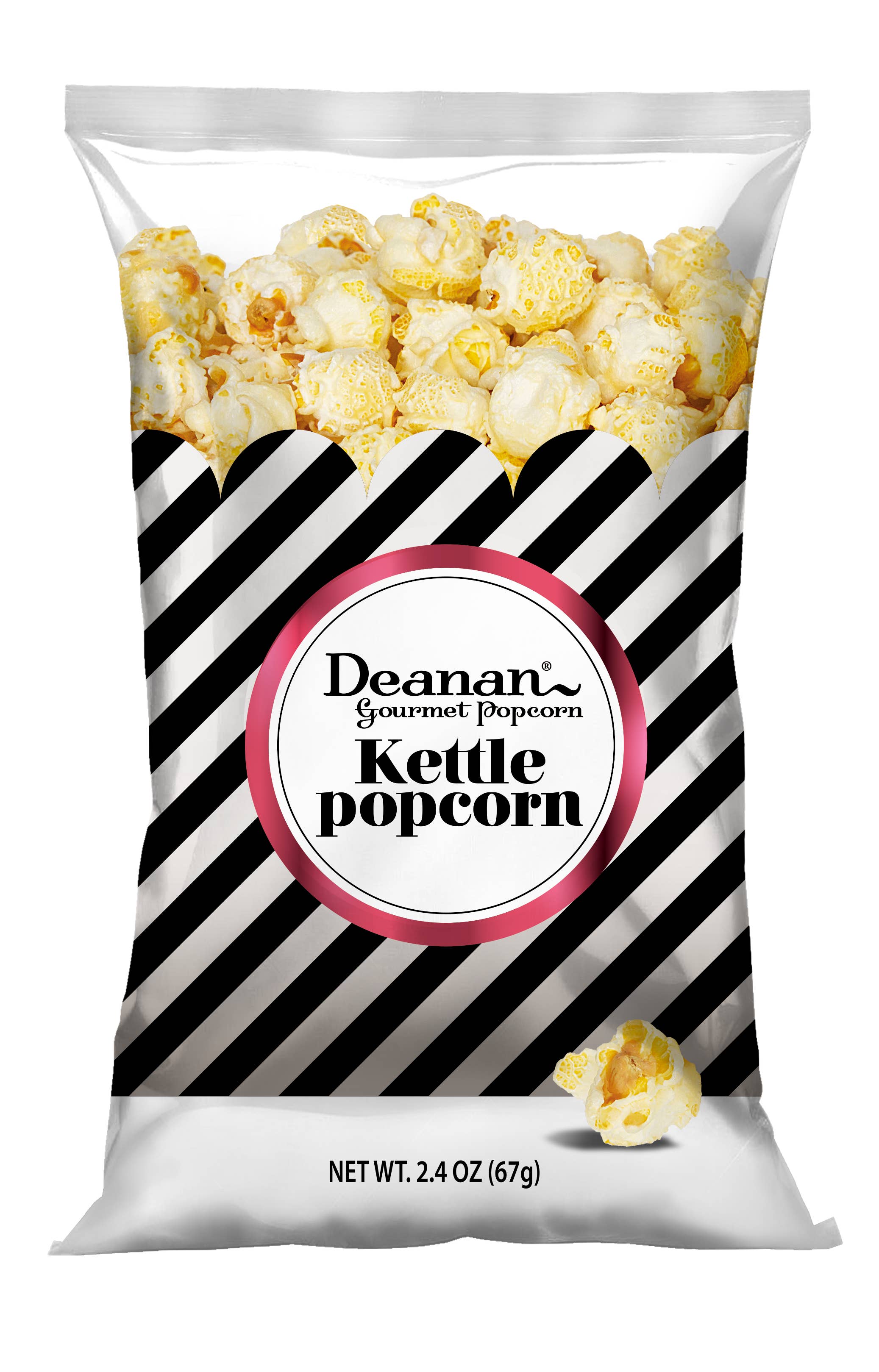 Deanan Gourmet Popcorn - Wholesale Popcorn - Kettle Popcorn - 100 Count - 3 Cup Bags