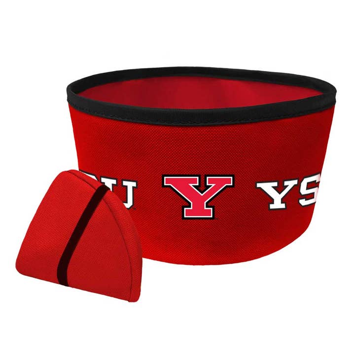 Youngstown State University - Collapsible Dog Bowl for wholesale by All Star Dogs
