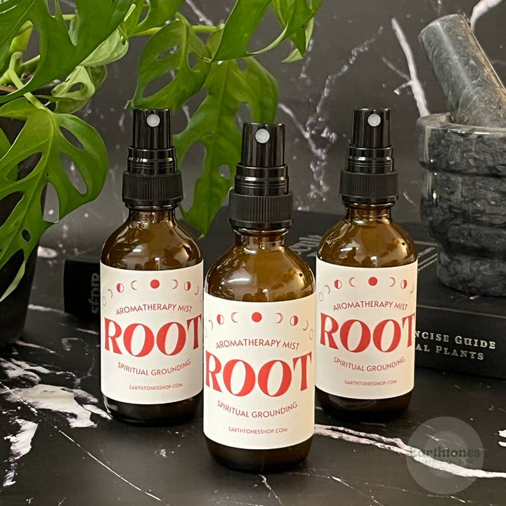 ROOT: Spiritual Grounding Aromatherapy Mist for wholesale by Earthtones Aromatherapy & Gifts