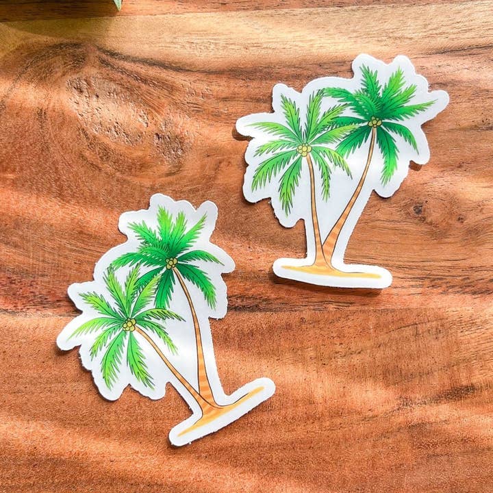 The Nosy Gal - Wholesale Sticker - Palmeras Waterproof Sticker0