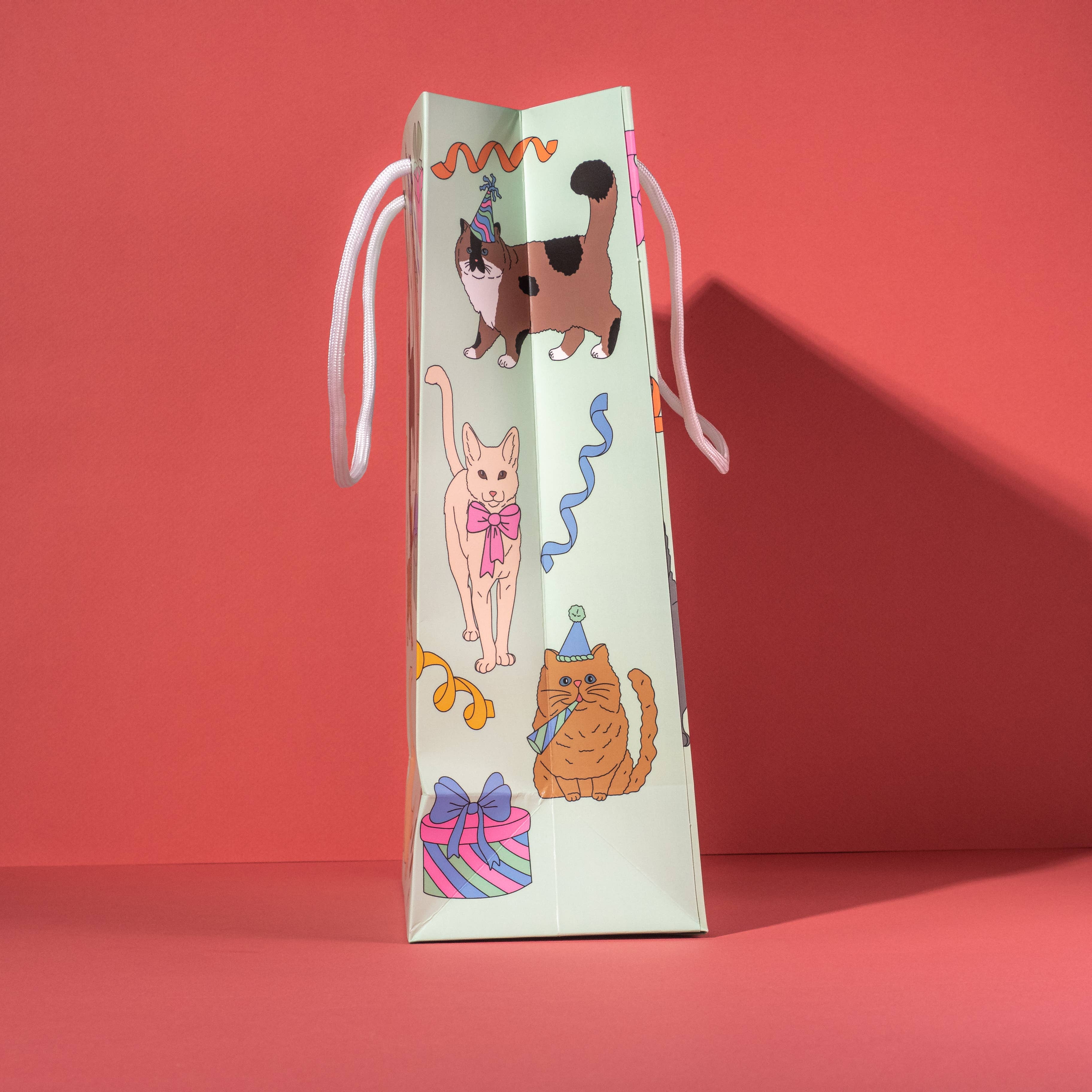 Illustrating Amy - Wholesale Gift Bag - Birthday Cats Gift Bag6
