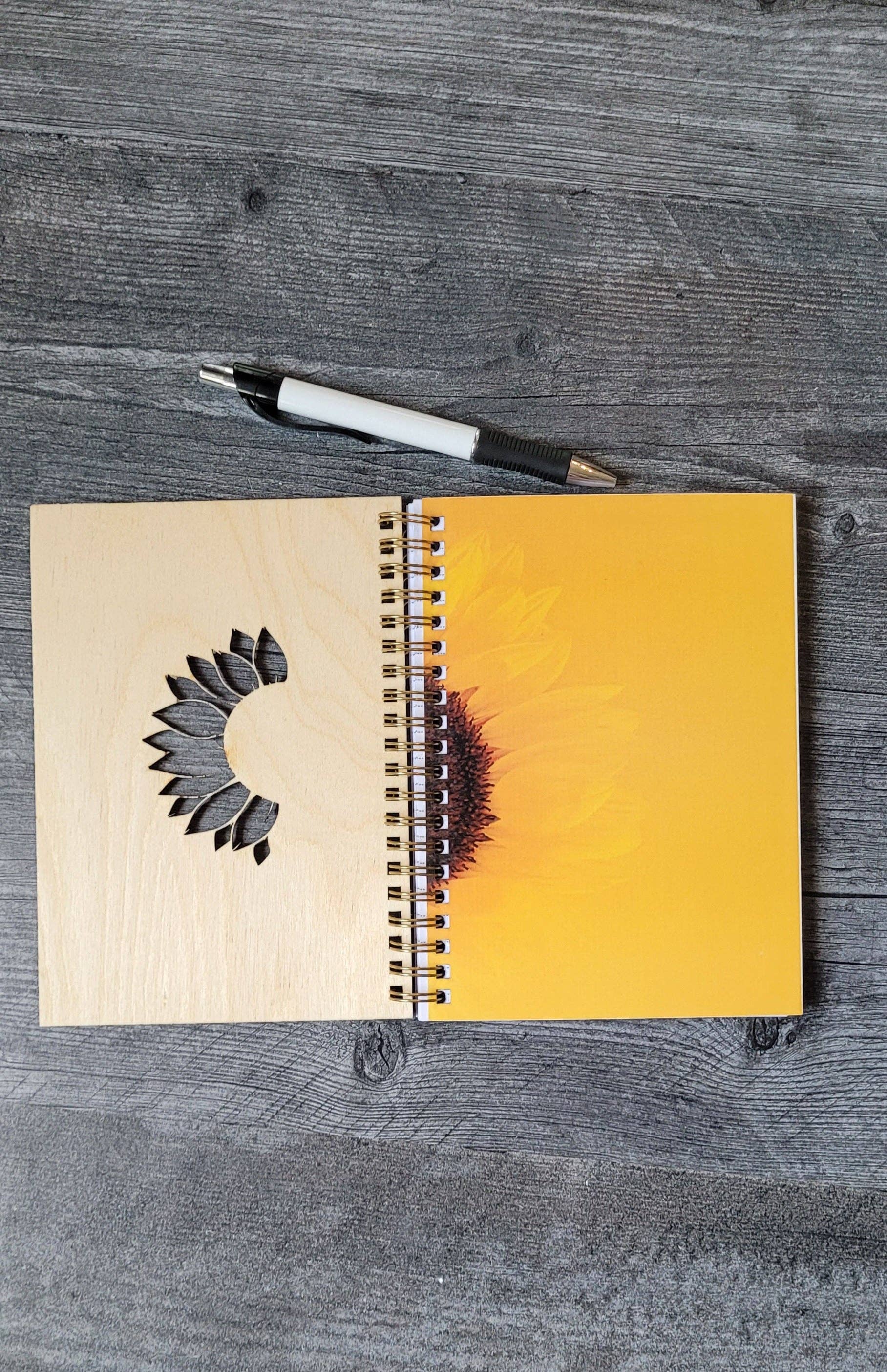 Jorgie Spark - Wholesale Notebook - Sunflower Notebook1