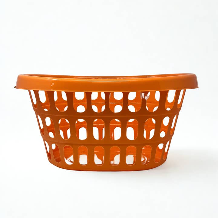 USA HomeMax - Wholesale Laundry Basket - 18" Laundry Basket Oval Assorted Colors