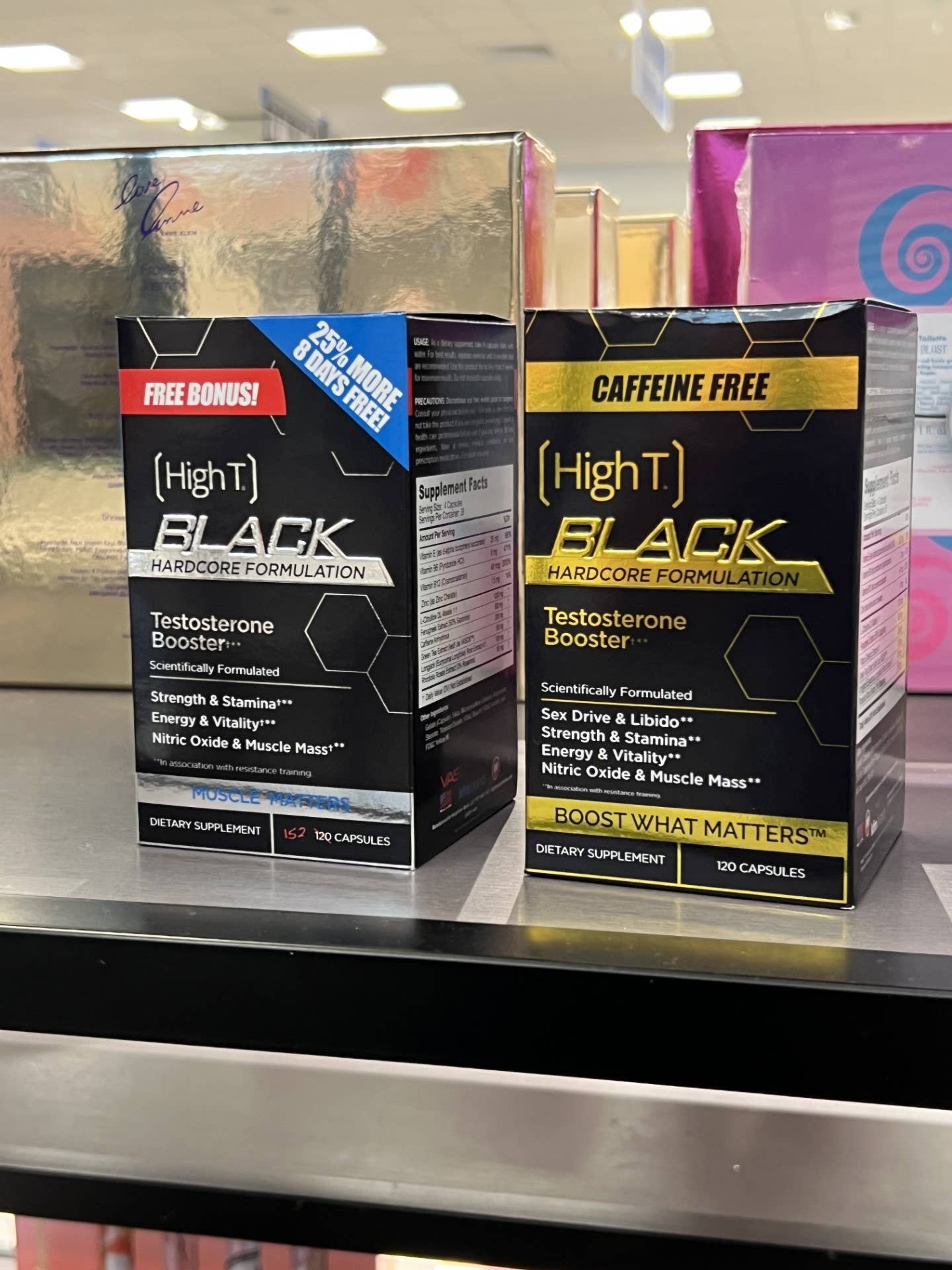 High T® Natural Testosterone Boosters - Vente Supplément oral/vitamine - [High T] BLACK Formulation Hardcore 120 gélules8