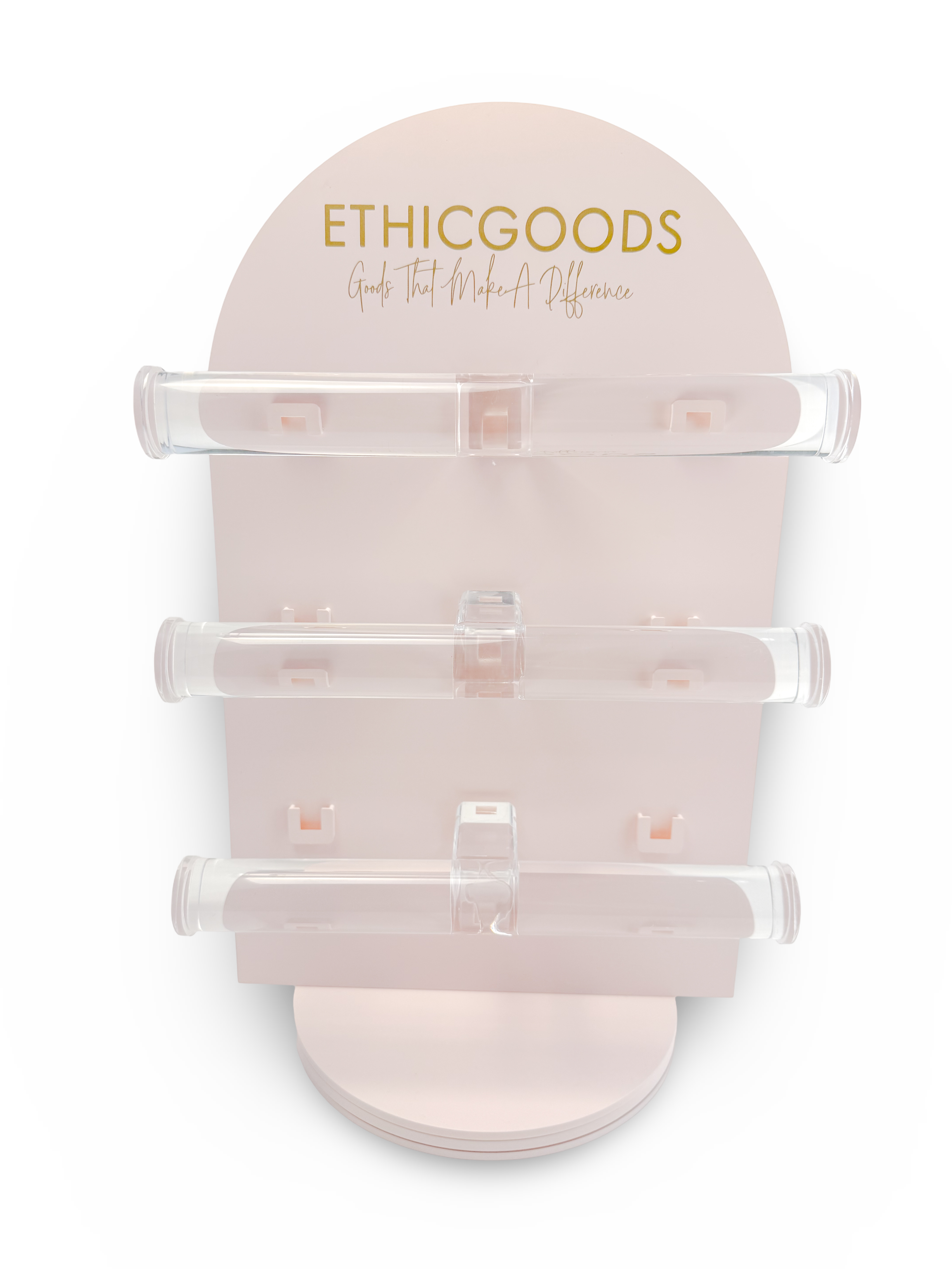 ETHICGOODS - Wholesale Jewelry Stand & Display - FREE with orders over $1000 - Pink Spinner Display 2