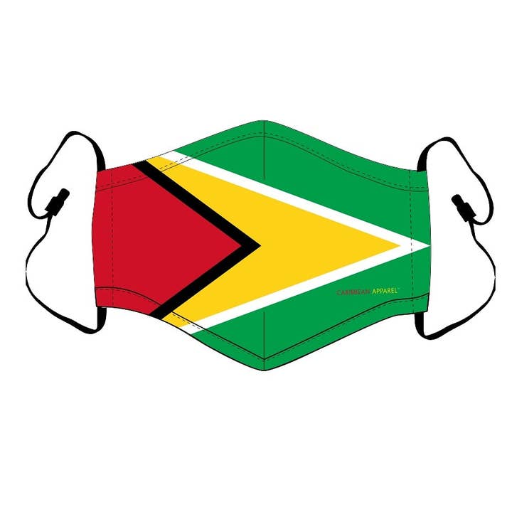 Guyana Cloth Mask - Genanvendelig for engroshandel hos Caribbean