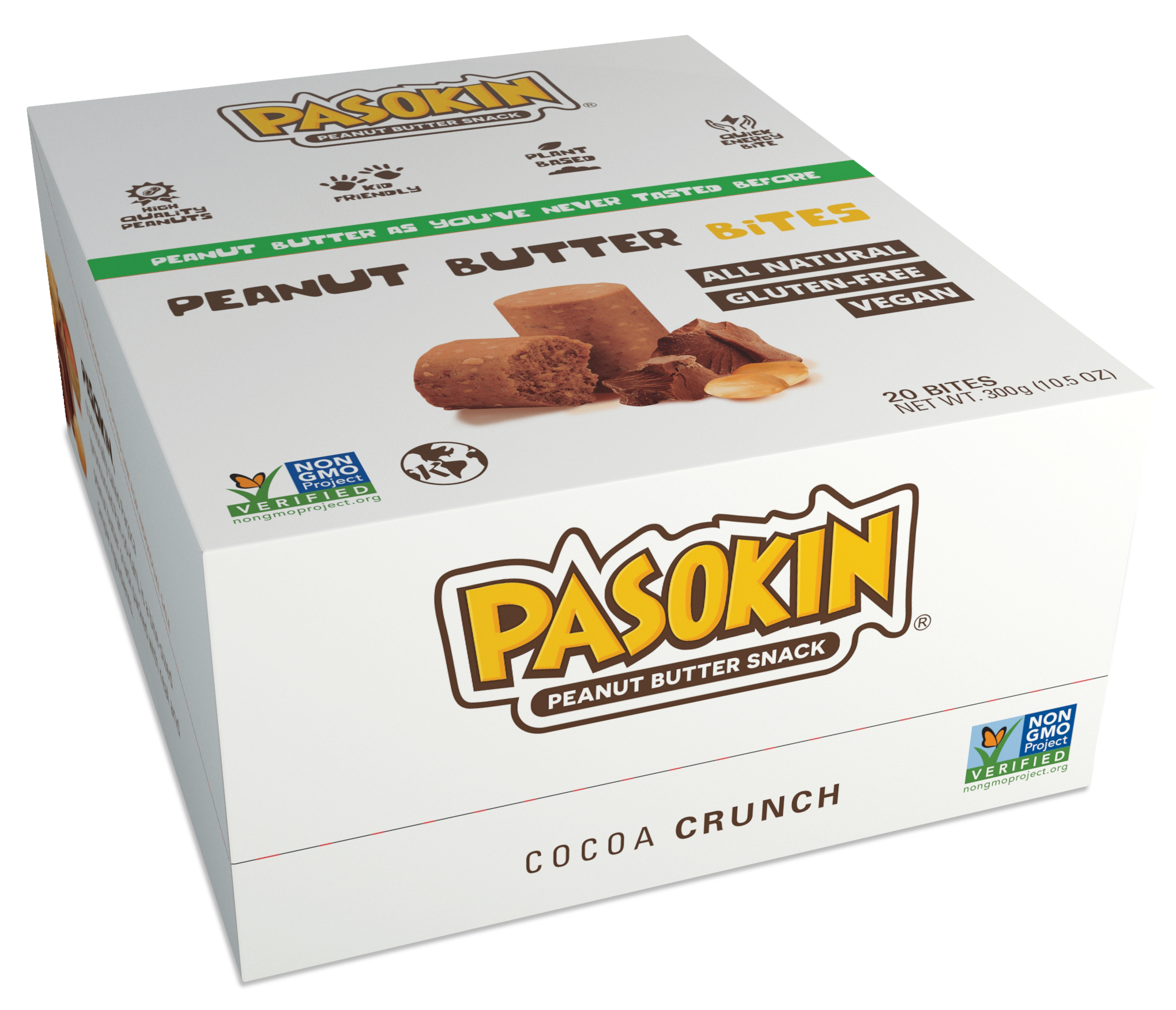 PASOKIN - Wholesale Snack Bar - Pasokin Peanut Butter Bites - Cocoa Crunch1