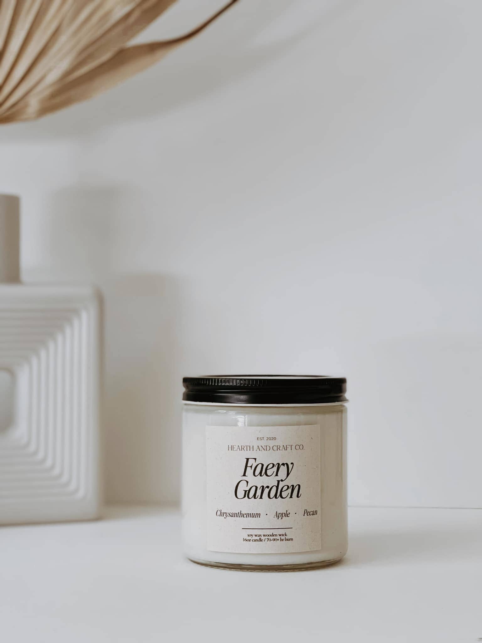 Hearth and Craft Candle Co. - Vente Bougie en bocal - JARDIN DES FÉES0