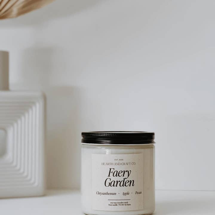 Hearth and Craft Candle Co. - Wholesale Jar/Filled Candle - FAERY GARDEN