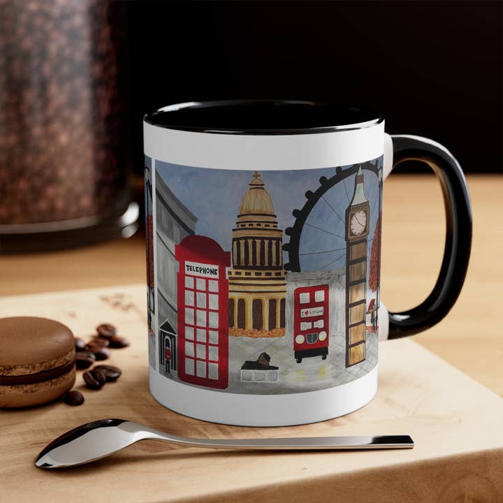 I love London Coffee Mug for wholesale by See Joy Creative