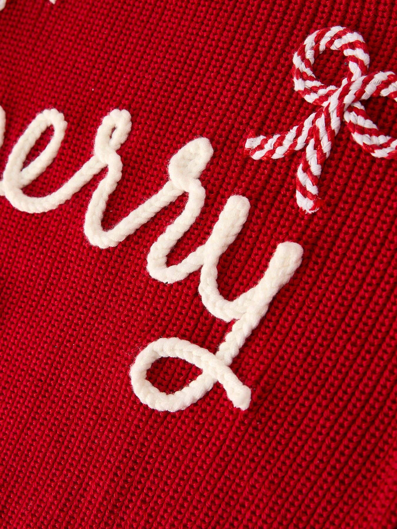 Rylee Faith Designs - Wholesale Knit Sweater - Kids - Mom and Me Winter Christmas Red "merry" Pullover Sweater12