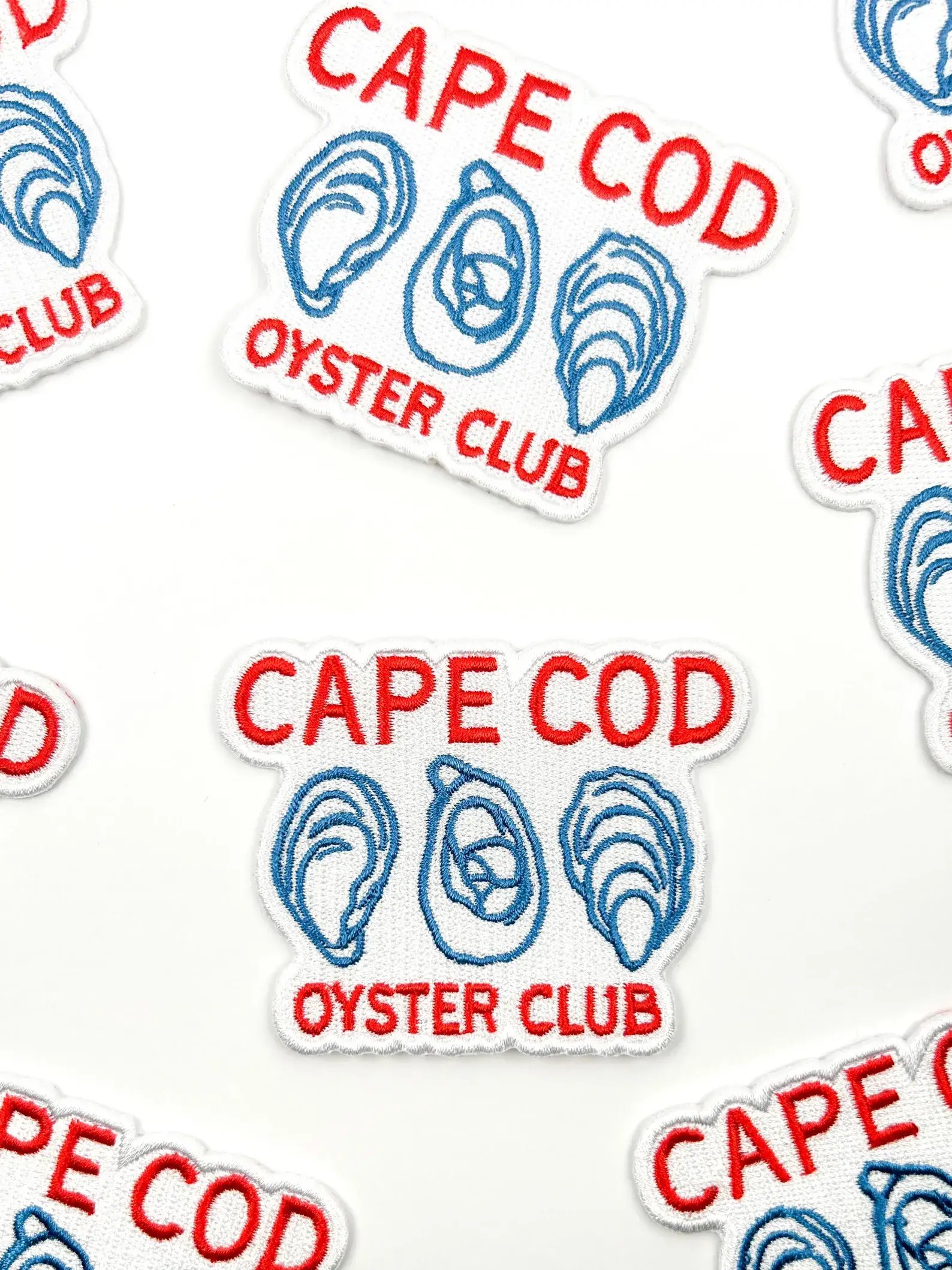 Field Trip Threads - Wholesale Patch - Cape Cod Oyster Club Patch – Coastal Embroidered Iron On 4